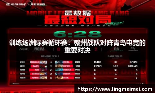 训练场洲际赛循环赛：赣州战队对阵青岛电竞的重要对决